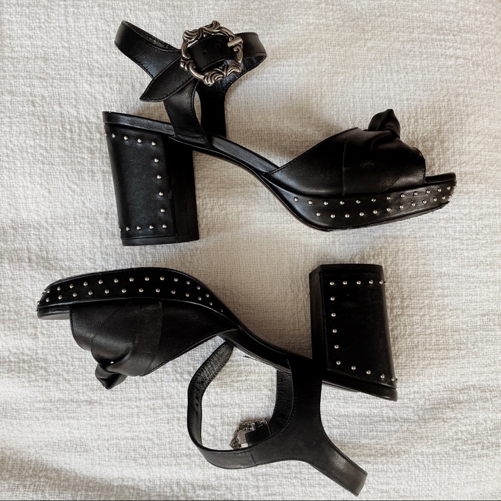 The Kooples western block heel